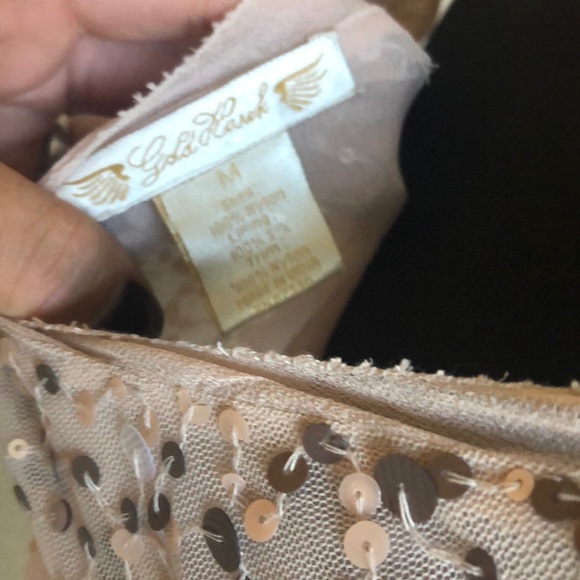 Sparkly, sequin, tie-waist mini dress - Picture 4 of 6